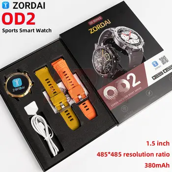 Zordai OD2 Sport Smart Watch Mehed Naised Bluetooth, NFC ZORDAI Smartwatch IPhone HUAWEI PK HK4 HK5 Kangelane HK8 DT3 Pro Max X5 Z3