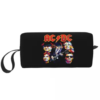 AC DC-Austraalia Rock-Bänd Meik Kott Reisi Kosmeetika Kawaii Tagasi Must Poolt Bennadn Kohta Ebatavalist Kunsti Säilitamise Tualett-Kotid