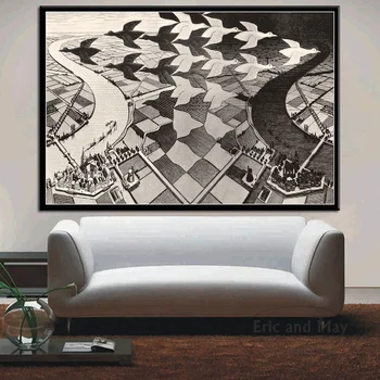 Archer Sürrealistlik Geomeetrilise Kunsti Kokkuvõte Prindi Plakat, Pilt Seinal Klassikaline Magamistuba Dekoratiivkunsti Raamita