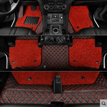 Parima kvaliteediga! Kohandatud eriline auto põranda matid Lexus RX 450hL 2022-2018 6 7 istekohti vastupidav topelt kihi vaipade jaoks RX450hL 2021