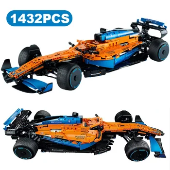Tehnilised McLarened F1 Vormel-1 Superauto Neid Rassi Auto Mudel Ehitusplokid Linna 42141 Sõiduki Kit Tellised Mänguasi Lapsele Kingitus Lastele
