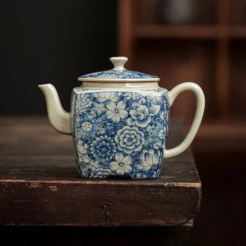 Keraamilised Avamine Sinine ja Valge Veekeetja Hiina Keraamika Teekann teetseremoonia Määratud Piima Oolong Tee Tie Guan Yin Jasmine Teaware Tüüp