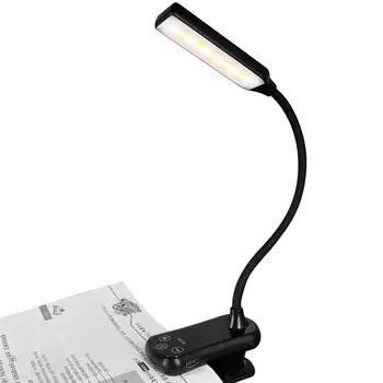 Raamatu Lugemine LED-Raamat Tuled Lamp Kaasaskantav Ja Laetav Lugemise Tuled Koos Klambritega Telkimine Raamat Armastavad Reisida