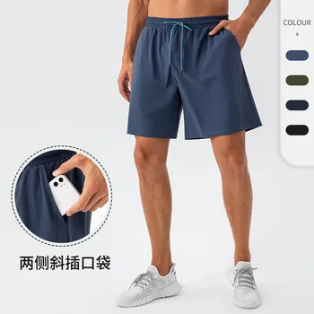 Meeste suvel kiiresti kuivav hingav lühikesed püksid lahti väljas töötab koolituse fitness püksid 31420
