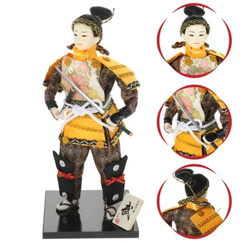 Käsitöö Desktop Decor Samurai Ornament Söögilaud Jaapani Stiilis Nukud Ruumi Kaunistamiseks