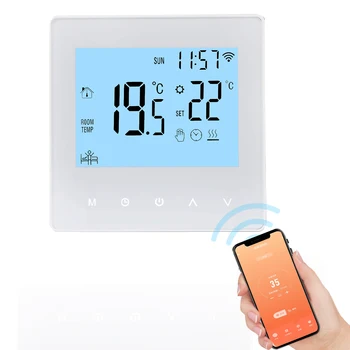 Smart WiFi Termostaat Digitaalse Programmeeritav LCD Ekraan põrandaküte Temperature Controller, Intelligentne Digitaalne Termostaat