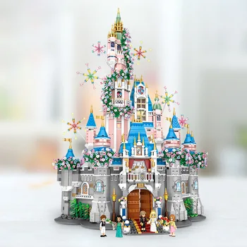 LOZ1051 Uus Dream Castle ehitusplokid kokku pandud Mänguasja Mudeli Kodu Kaunistamiseks Kaunistused Tüdruk Sünnipäeva Kingitus, Puhkus Kingitused
