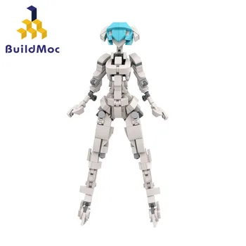 KES Lahe Mecha Tüdruk Robot ehitusplokid Määrata Arvud, Mobile Suit Tellised DIY Assamblee Mänguasjad Lastele Kingitusi