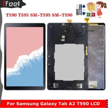 100% Testitud Samsung Galaxy Tab A2 SM-T590 SM-T595 T595 T590 LCD Ekraan, Millel on Puutetundlik Paneel Digitizer Assamblee