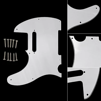 8-Augud Pickguard koos Pikap Paigaldus Kruvi Augud Kaitstud Juhatuse Electric Guitar Anti-Scratch Plaat Lihtne Kasutada 24BD