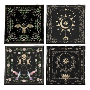 Ruut Flannelette Tarot Altari Riie Board Game Pad Astroloogiline Oracles Padi Laua Kate-Kaardi Matt Divinations Laudlina