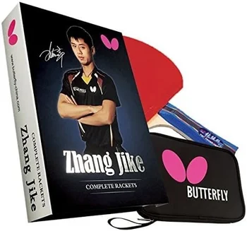 Jike Box Set Shakehand Table Tennis Racket / Hiina Seeria / Reket ja Juhul Komplekt Nimega Pärast 2-Time maailmameister / Recommen
