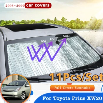 Toyota Prius XW20 2003~2009 Esiklaas Aknas päikesesirm Päikesevarjud Kaas Anti-UV Kaitse Varjus Auto Interjööri Aksessuaarid