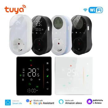 WiFi Tuya Smart Digital Temperature Controller, Elektri / Vee Soojendamiseks juhtpaneel 16A Thmostat Pesa Aruka Elu Alexa