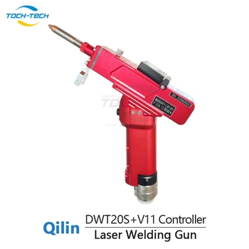 Tööstus QiLin DWT20S 1064nm Pihuarvutite Laser Keevitus Pea Fiber Laser Welding Machine