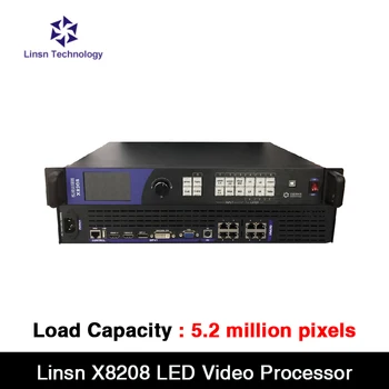 Linsn X8208 Video Protsessor Kandevõime 5,2 miljonit pikslit kõik ühe LED-Ekraan Kontroller Linsn Vastuvõttev Kaart