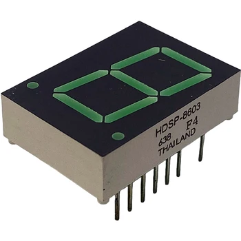50tk HDSP-8603 0.8 tolline Roheline 7 Segmendiga LED-Displei Digitaalse Toru Katoodi 18 Pin-koodi