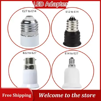 LED E27 Adapter, Et E14 E14, et E27 Pirn Omanik Converter B22, et E27 Pesa Pirn Lamp Omanik Plug Extender Valgustus