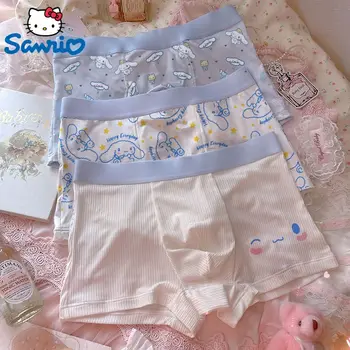 Sanrio Cinnamoroll Cute Cartoon Meeste Puuvillased Aluspüksid Aluspesu Jää Silk Trendikas Pehmed Püksid Roosad Bokserid, Et Poiss