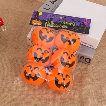 6tk Mini Halloween Pumpkin Candy Kopp Laste Komm või Vemp Nõid Cauldron Skull Candy Omanik Kotid Halloween Pool Decor