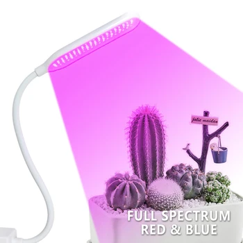 LED Grow Light Magnet USB Füto Lamp Täieliku Spektri Kontrolli Phytolamp Taimede Seemikud Lille Kodu Telk