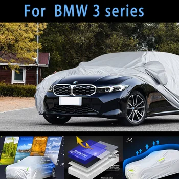 BMW 3 seeria Auto kaitsev kate,päikesekaitse,vihma kaitse, UV-kaitse,tolmu ennetamine auto värvi kaitsev