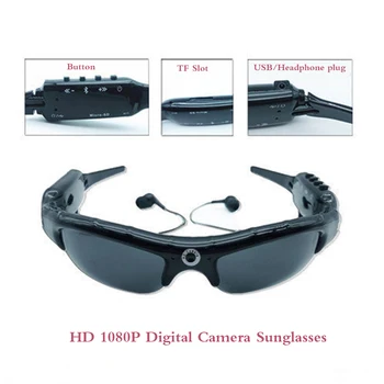 Täis-HD-1080P-Digital Kaamerat, Päikeseprillid koos Bluetooth-Sport Nukk videosalvesti HD Prillid, Prillid DVR videosalvesti