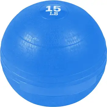 Slam Meditsiin Palli Võrra (Sinine, 15 Lbs.) Kaal määrata Kaalutud Lb dumbbells Jõusaali seadmed, jõusaali Kangi komplekt seadmed Tõstekang paari