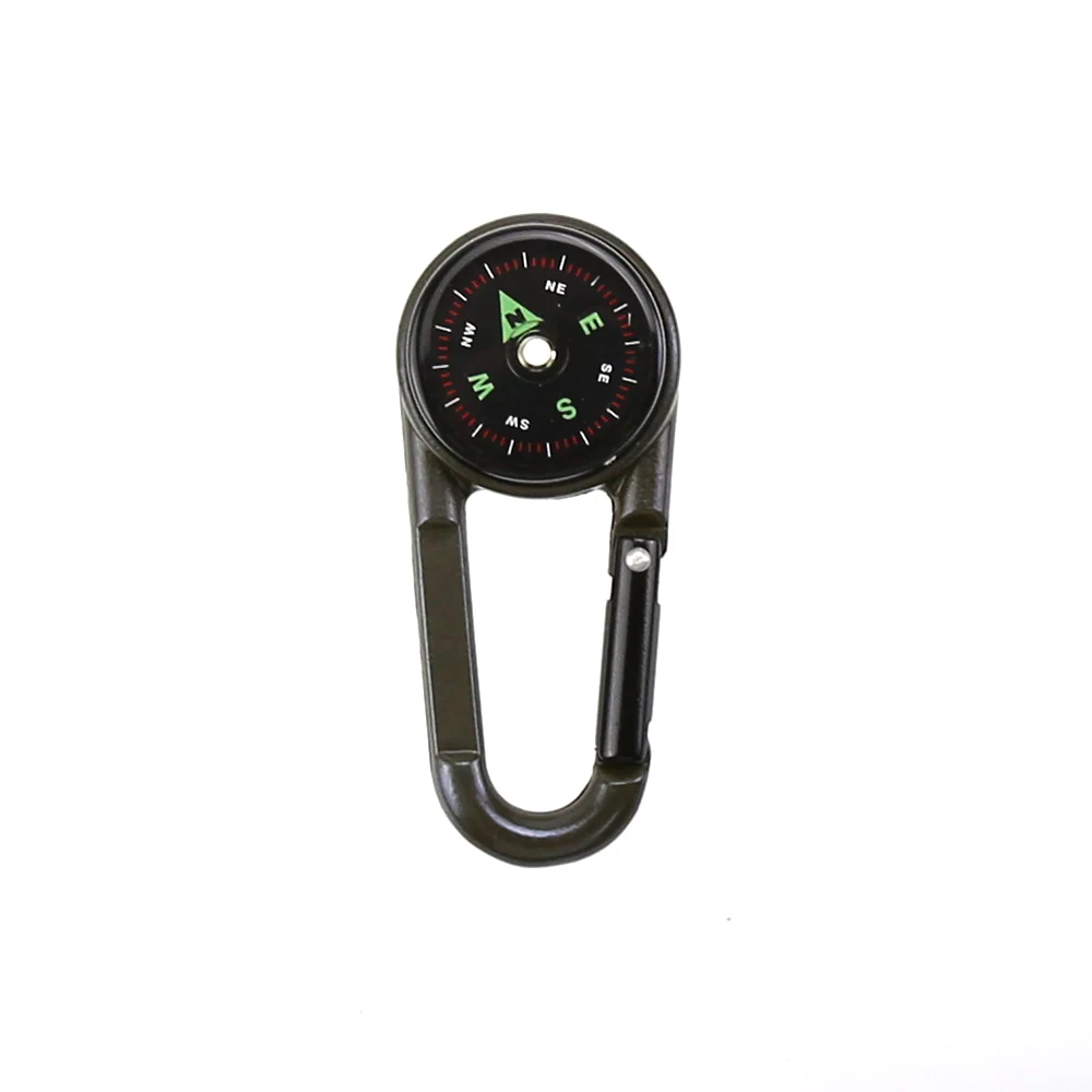 Uus 3, 1 Mini Kompass, Termomeeter Võtmehoidja, Kämping, Matkamine Veekindel Professionaalne Metallist Karabiin Mini Ronida Kompass Vidin . ' - ' . 4