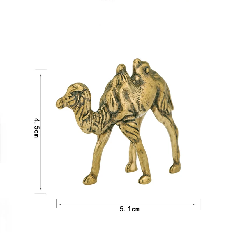 Retro Käsitöö Camel Messing Kaunistused Vintage Home Decor Õnnelik Dekoratiivsed Tahke Loomne Tooraine Toa Kaunistamise Tarvikud . ' - ' . 5