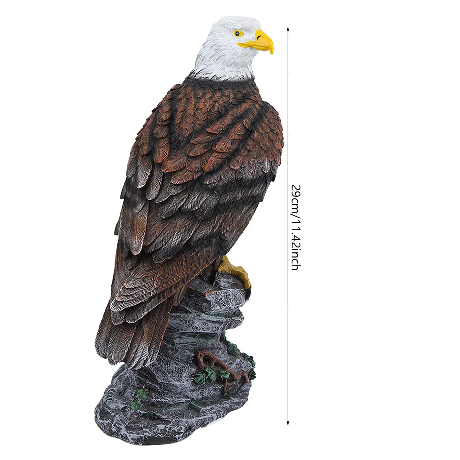 Vaik Simuleeritud Eagle Aed Statue Outdoor Skulptuur Muru Aias Stseeni Decor . ' - ' . 5