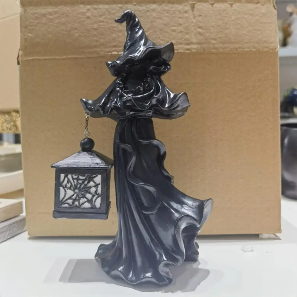 Nõid Skulptuur Õudne Realistlik Halloween Witch Ornament Eco-sõbralik Vaik Decor Tabel Laternate jaoks Tabelis . ' - ' . 1