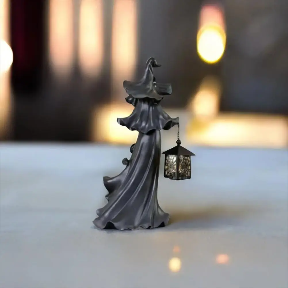 Nõid Skulptuur Õudne Realistlik Halloween Witch Ornament Eco-sõbralik Vaik Decor Tabel Laternate jaoks Tabelis . ' - ' . 2