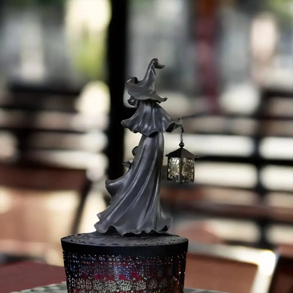 Nõid Skulptuur Õudne Realistlik Halloween Witch Ornament Eco-sõbralik Vaik Decor Tabel Laternate jaoks Tabelis . ' - ' . 3
