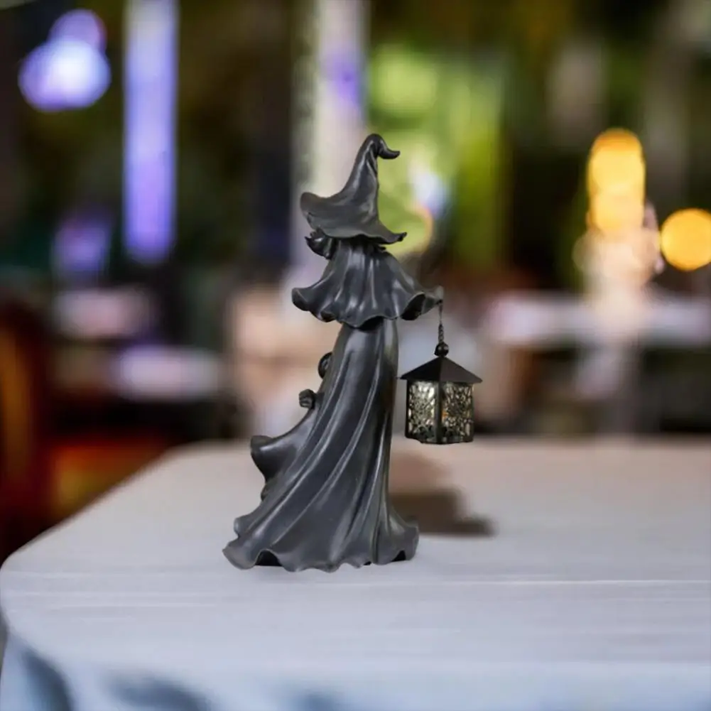 Nõid Skulptuur Õudne Realistlik Halloween Witch Ornament Eco-sõbralik Vaik Decor Tabel Laternate jaoks Tabelis . ' - ' . 4