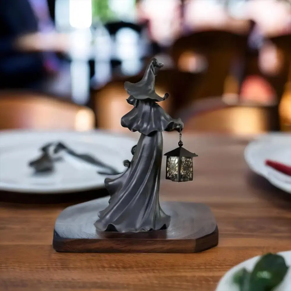 Nõid Skulptuur Õudne Realistlik Halloween Witch Ornament Eco-sõbralik Vaik Decor Tabel Laternate jaoks Tabelis . ' - ' . 5