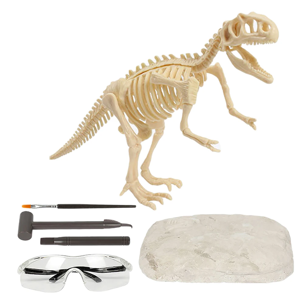 1~6TK DIY Dinosaurus Skelett Kokkupandud Mudeleid Mänguasi,3D Kraavi Kaevama komplektide Seeria Mini Triceratops/Stegosaurus/Velociraptor Puzzle . ' - ' . 3