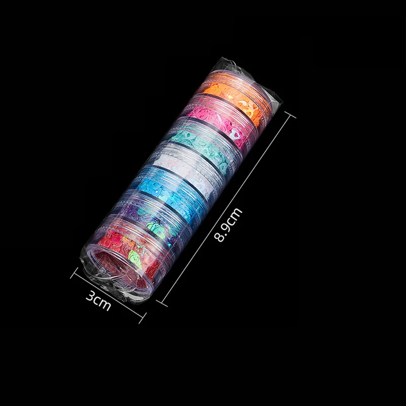 7 Värvid/Set pärlmutterläiget tekitavad Pulber Vaik Pigment Mineral Mica Pulber Värvi DIY Epoksüvaik-Ehete Tegemine, Küünte Art Decor Meik . ' - ' . 2