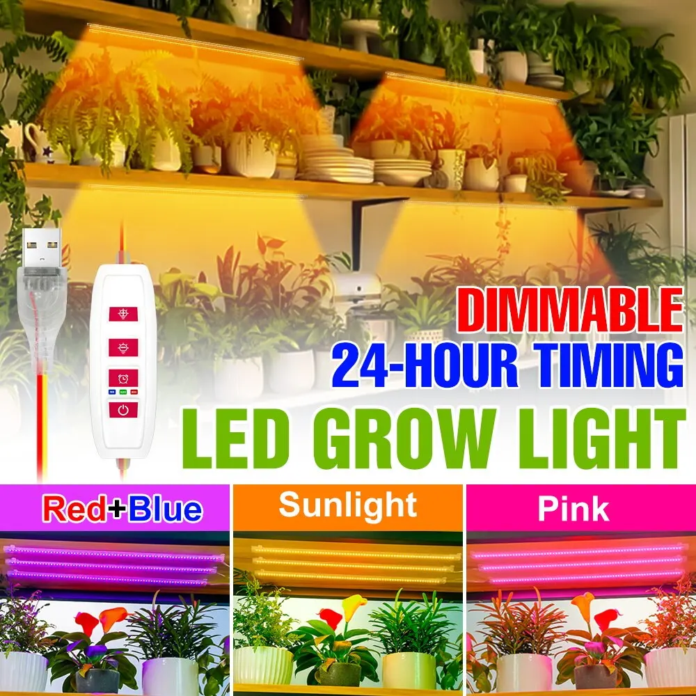 Füto Lamp LED Grow Light Kasvuhoone Täieliku Spektri LED Taimed Pirn Seemikud Lille Seemned Siseruumides Kasvu Tuled USB . ' - ' . 0