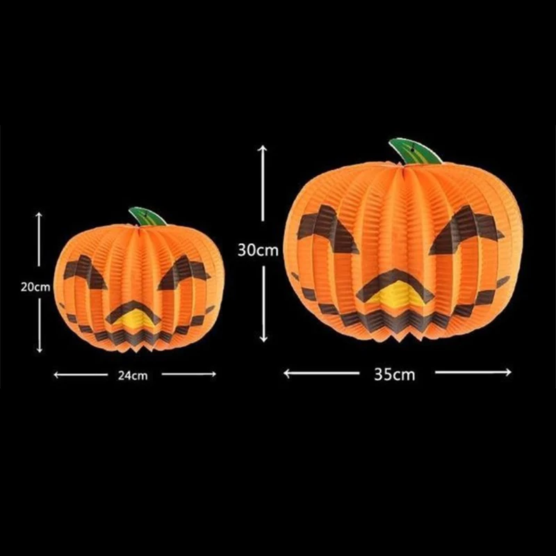 Halloween Pumpkin Vaimu Laterna Riputamiseks Ripats Riietuda Õudne Õudus Rekvisiidid Ukse Akna Klaas Seina Decor Festival Pool Kingitus . ' - ' . 5