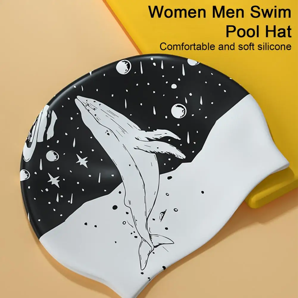 Ujuda Basseini Müts Kõrva Kaitse Täiskasvanud Ujumine Müts Veekindel Unikaalne Naised Mehed Ujuda Basseini Müts Täiskasvanud . ' - ' . 3